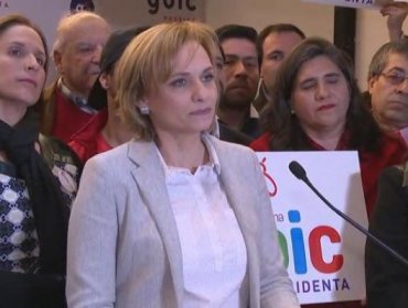 Carolina Goic anuncia que sigue en la carrera presidencial: La DC no llevará a Rincón como candidato