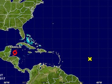 Declaran alerta naranja en el Caribe por la tormenta tropical Franklin