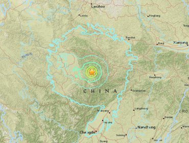 Fuerte Terremoto de magnitud 7 sacude el centro de China