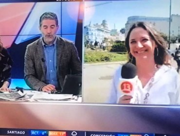 Mónica Pérez debuta en Canal 13 como su corresponsal en Europa