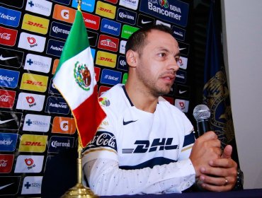 Marcelo Díaz fue presentado como nuevo jugador de Pumas