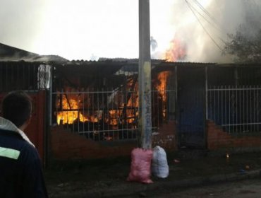 Incendio en San Felipe deja un muerto y varias casas destruidas