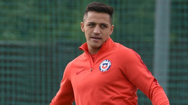 Alexis Sánchez se sumó a los trabajos de La Roja