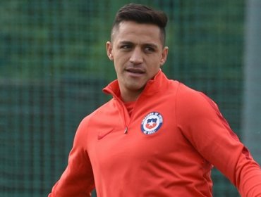 Alexis Sánchez se sumó a los trabajos de La Roja