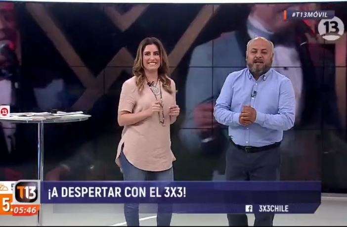 Francisca Sfeir debuta en las pantallas de Canal 13 junto a Miguel Acuña en 3x3