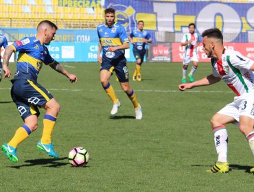 Everton derrota a Palestino en Viña del Mar y sigue como sublíder