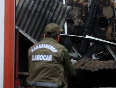 Incendio quemó siete casas y dejó cerca de treinta damnificados en Quinta Normal