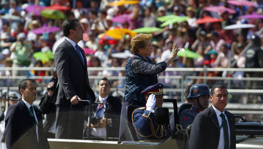 Presidenta Bachelet asiste a la última Parada Militar de su segundo mandato