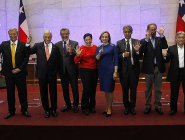 Con referencias a los 4 mapuches en huelga de hambre comenzó debate presidencial