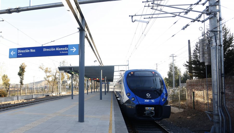 Informan baja en tiempos de espera al Metrotren Santiago-Nos en horas peak