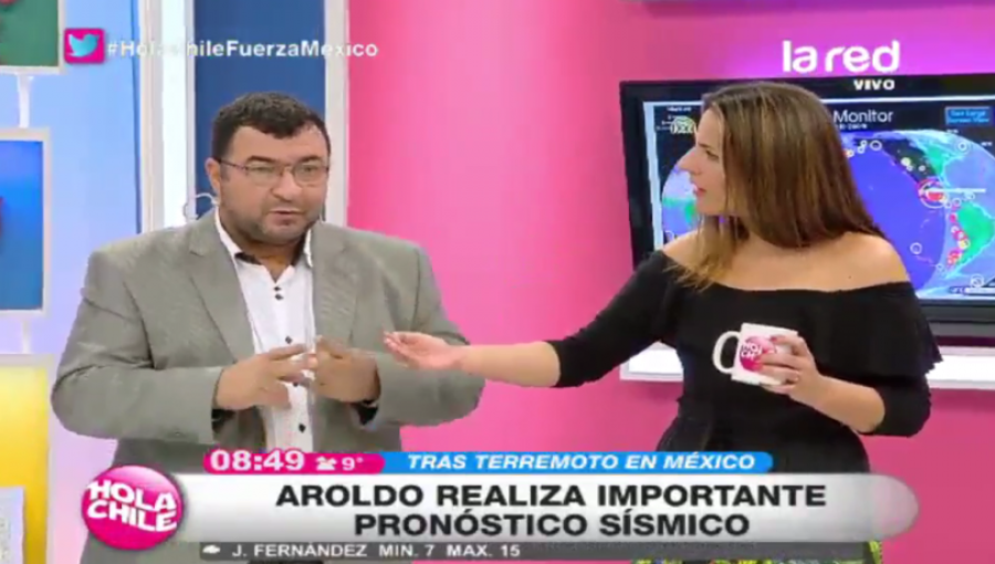La Red y Aroldo Maciel en la mira de Onemi: Organismo enviará carta a Consejo de TV por predicción de terremotos