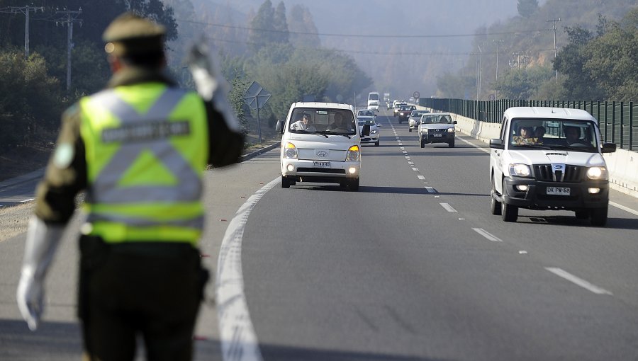 Balance de Carabineros por fin de semana largo: 8 muertos y 315 accidentes