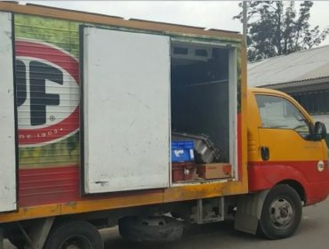 Detienen a 8 asaltantes que escaparon con un camión de PF repleto de mercadería