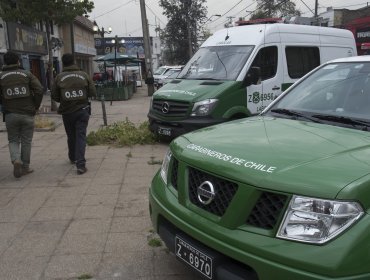 Carabineros se enfrenta a balazos con banda en asalto a Servipag en El Bosque