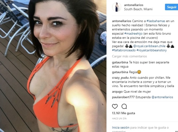 Las vacaciones de ensueño de Antonella Ríos que comparte por Instagram