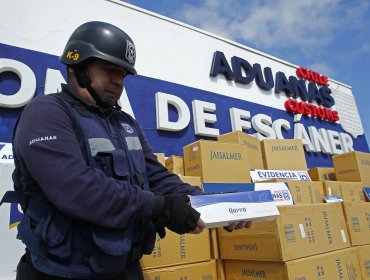 Aduanas destruye 293.500 cajetillas de cigarrillos decomisados en Santiago