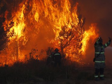 Onemi mantiene alerta amarilla por incendios en Quillota y La Cruz