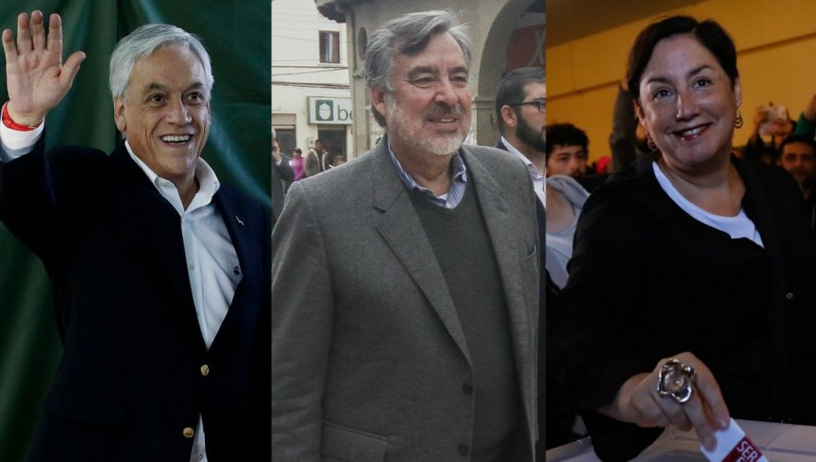 Resultado final: Piñera 36,64%, Guillier 22,69% y Sánchez 20,27%