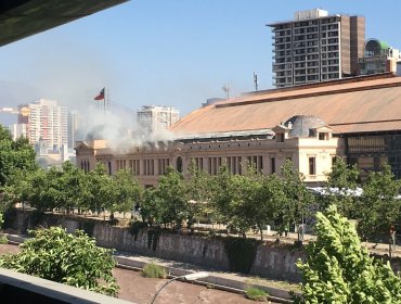 Incendio en Estación Mapocho: 3 mil personas fueron evacuadas