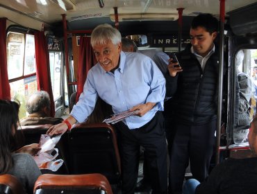 De dulce y de agraz el día de Sebastián Piñera en diferentes puntos de Viña del Mar y Valparaíso