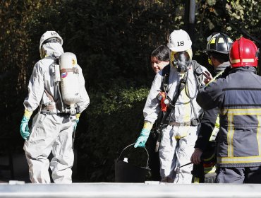 Suicidio con cianuro provocó emergencia química en comuna de San Joaquín