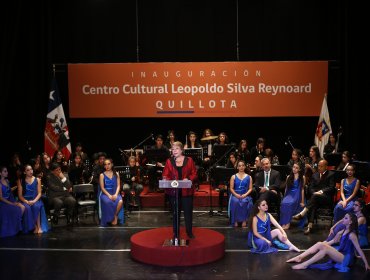 Presidenta Michelle Bachelet inaugura en Quillota el Centro Cultural de la ciudad