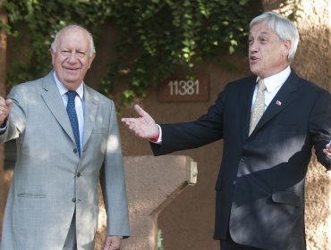 Ex presidente Lagos visita a Sebastián Piñera y sostienen reunión protocolar