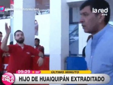 El momento de furia de Francisco Huaiquipán transmitido en vivo por matinal de La Red