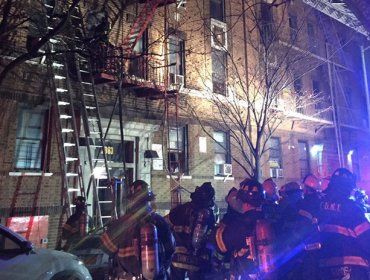 Incendio en el barrio neoyorquino del Bronx deja al menos 12 muertos