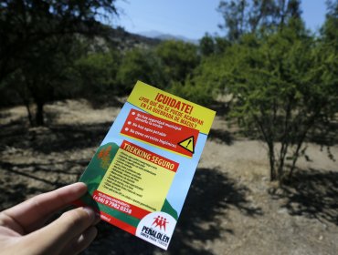 Vecinos de Peñalolén se organizan para prevenir incendios en Quebrada de Macul