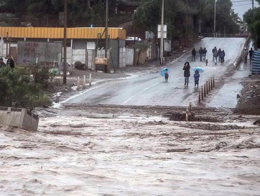 Decretan alerta preventiva ante posibles aluviones en San José de Maipo, San Felipe y Los Andes