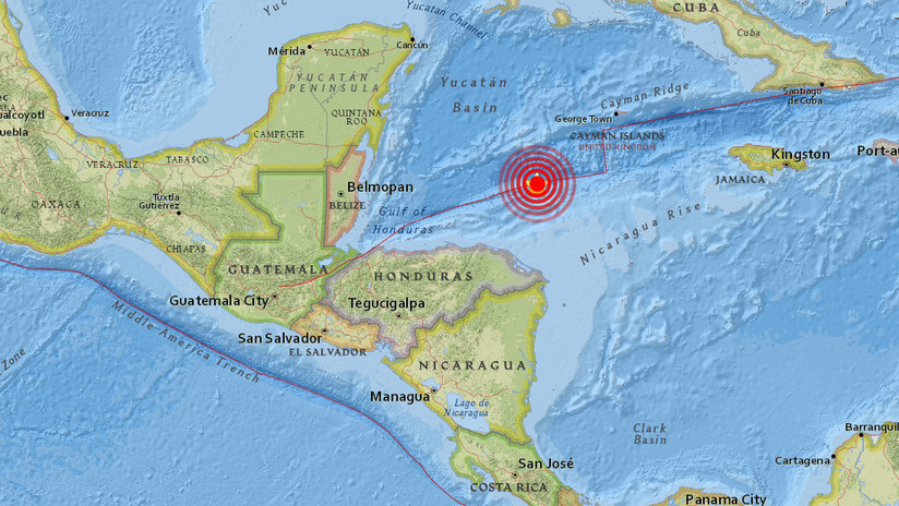 Terremoto de 7,8 grados azota Honduras y el Caribe con epicentro en el mar