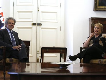 Bachelet recibió a nuevo presidente de la Corte Suprema, Haroldo Brito