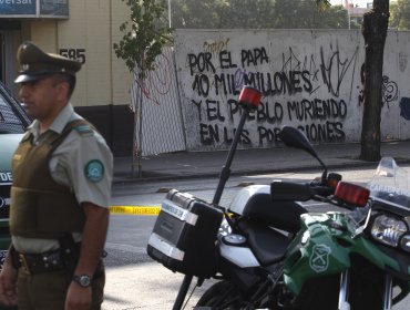 Confirman cuarto atentado frustrado contra iglesia católica de calle Matucana en Santiago