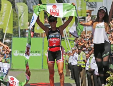 Bárbara Riveros ganó por cuarta vez consecutiva el Ironman de Pucón