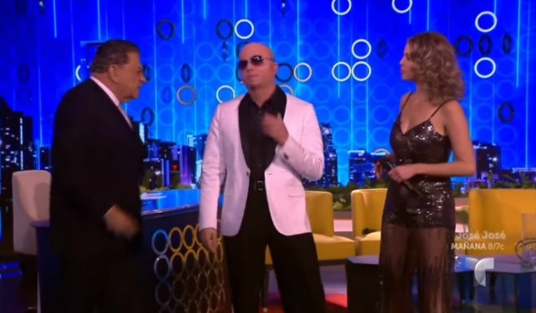 Kramer se tomó programa de Don Francisco en Miami con imitación de Pitbull
