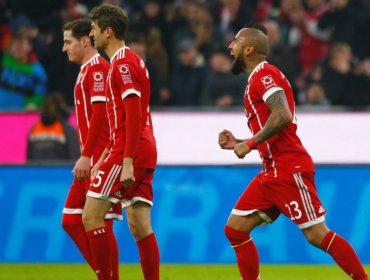 Bundesliga: Arturo Vidal marcó en goleada del Bayern Múnich