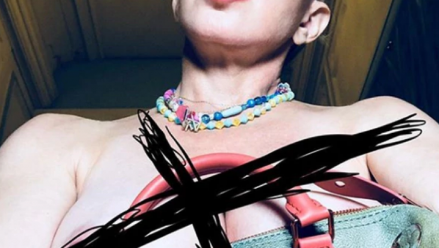 La foto en topless de Madonna que generó polémica en las redes
