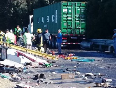 Accidente en Ruta de la Madera deja dos muertos en Región del Bio Bio