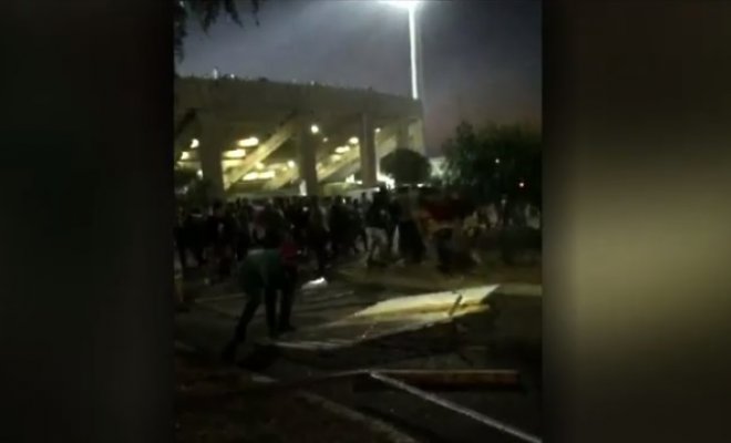 Carabinero herido grave tras violentos incidentes en partido de Wanderers por la Libertadores