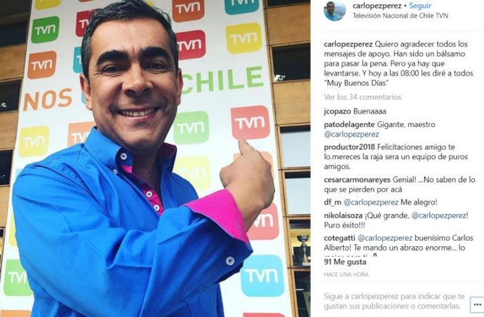 TVN sigue fichando rostros ex Chilevisión: Ahora se sumó Carlos López