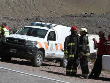 Las dantescas imágenes que dejó el accidente del Bus en el camino a Mendoza