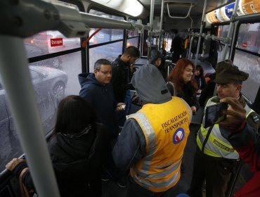 Evasión del Transantiago bajó del 34 al 23% entre octubre y diciembre de 2017