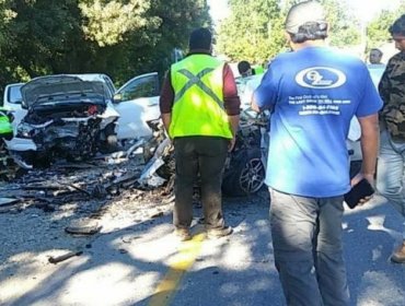 Tres muertos dejó choque entre automóvil y camioneta en Panguipulli