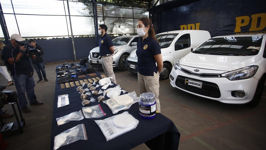 Detienen a banda que traficaba cocaína en el sector sur de la capital