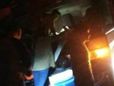 Choque de bus en Ruta Chillán-Concepción deja al menos 40 lesionados