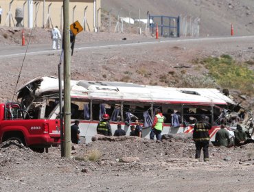 Chofer del bus que volcó en Mendoza consumió cocaína y marihuana