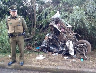 Fatal accidente deja tres jóvenes fallecidos en ruta que une Paillaco con Valdivia