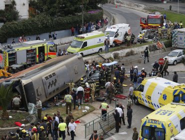 Chofer del bus volcado en Valparaíso será formalizado por cuasidelito de lesiones graves