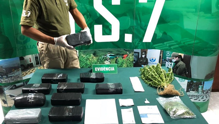 OS-7 detiene a banda narco que pretendía "cocinar" más de 11 kilos de droga